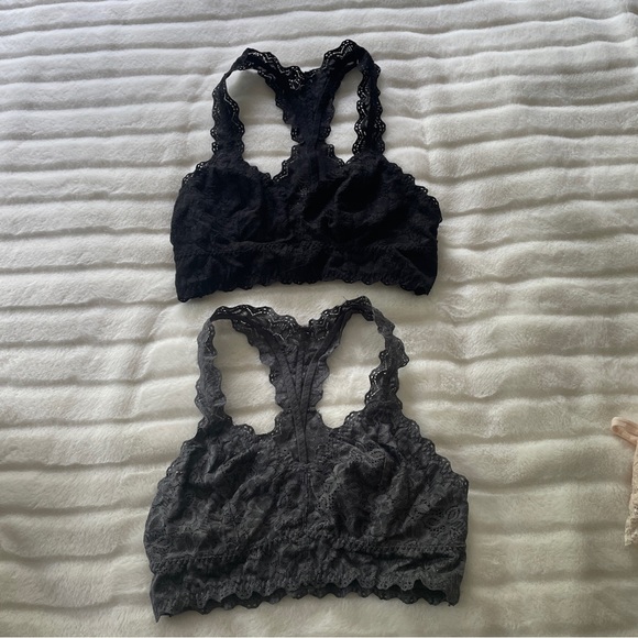 Felina Lace Racerback Bralette Bundle Sz M - Picture 1 of 7